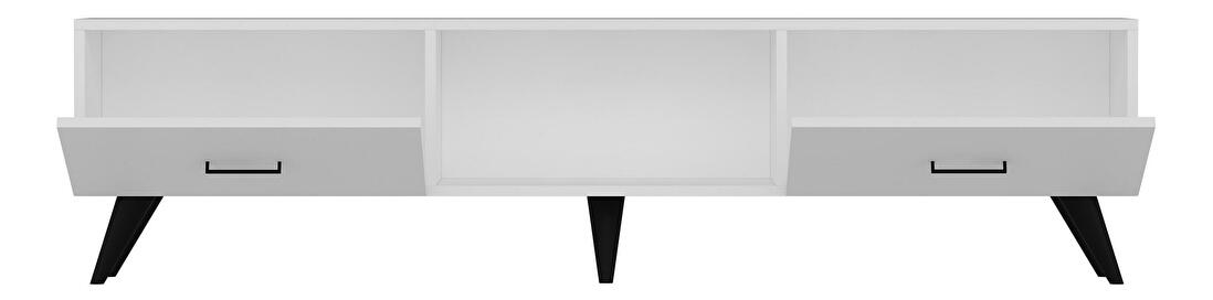  TV stolek/skříňka Sebivo (bílá)