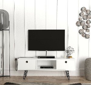TV stolek / skříňka Mody (bílá)