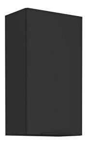 Horní kuchyňská skříňka Sobera 50 G 90 1F (černá)