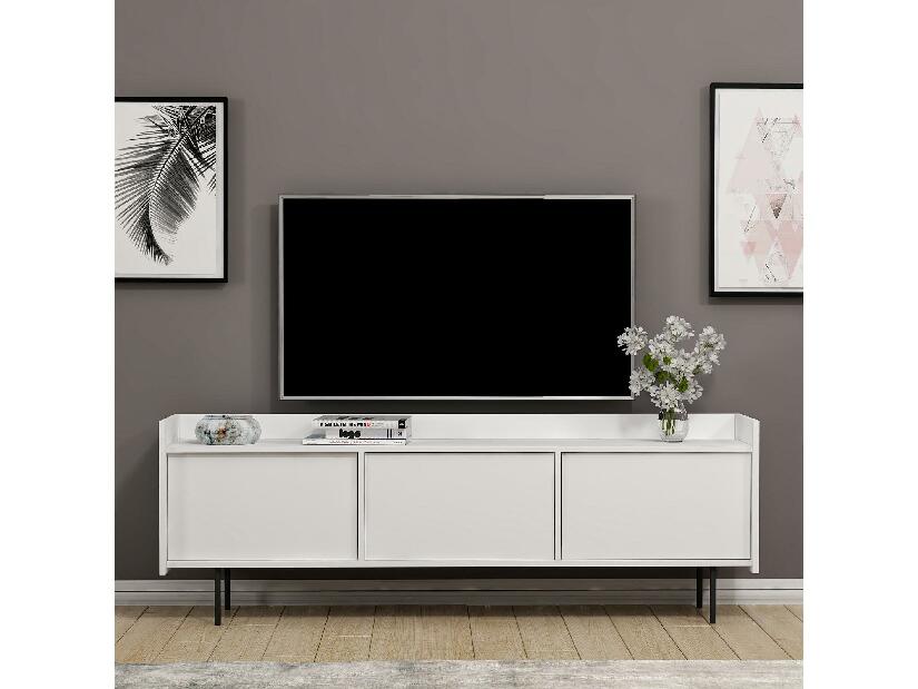  TV stolek/skříňka Keseno (bílá)