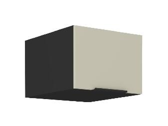 Horní kuchyňská skříňka Arikona 50 NAGU 36 1F (kašmír + černá)
