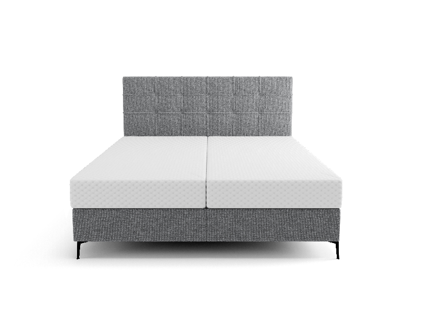Jednolůžková postel 120 cm Infernus Comfort (tmavě šedá) (s roštem, s úl. prostorem)