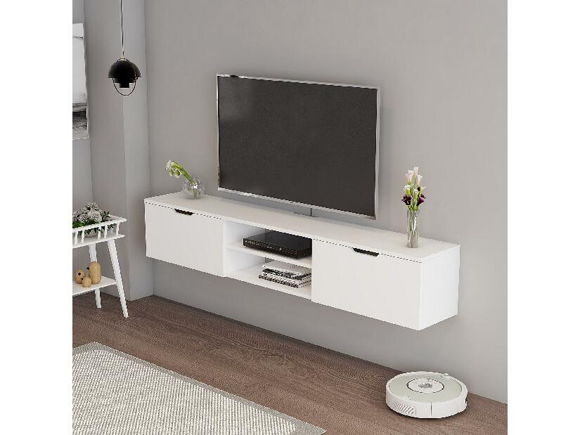  TV stolek/skříňka Lenive 2 (bílá)