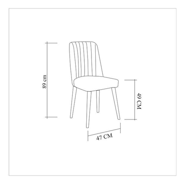  Jídelní židle Nidupo 4 (borovice atlantická + antracit)