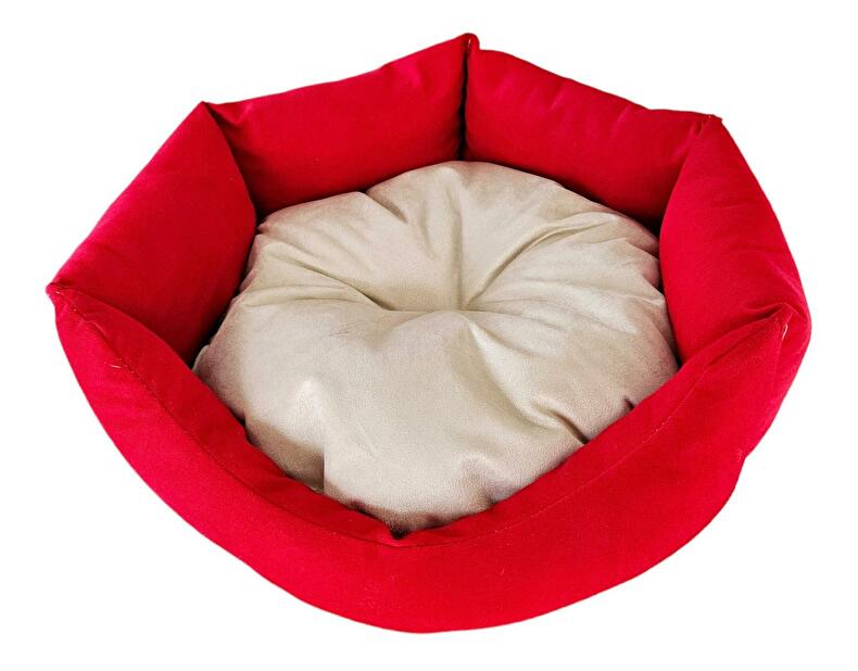 Závěsný pelíšek pro kočky Tikuke (červená + krémová)