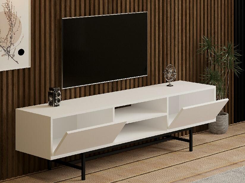  TV stolek/skříňka Nubola (bílá)