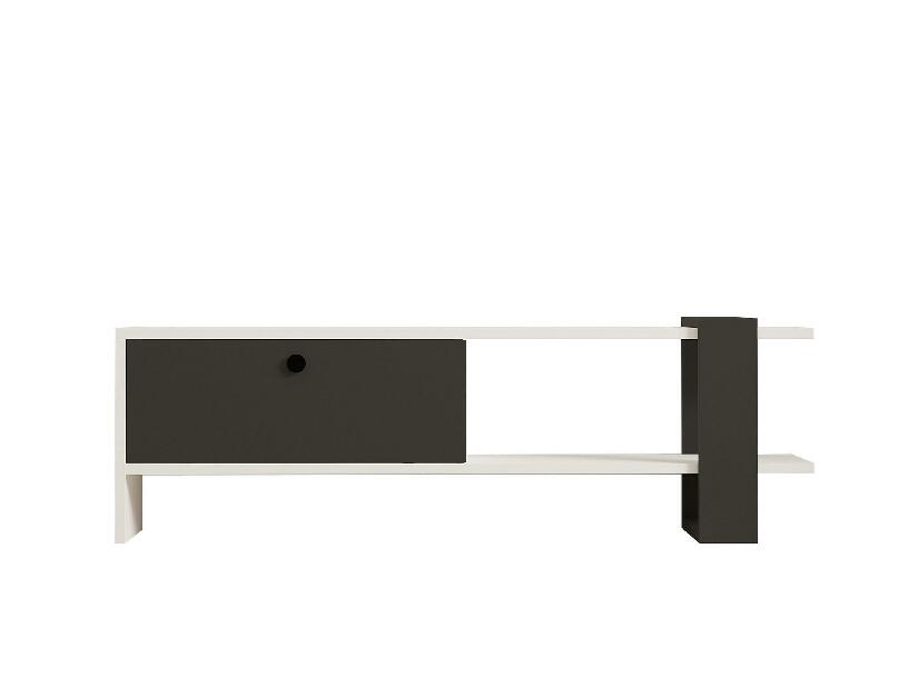 TV stolek/skříňka Balodu 1 (antracit + bílá)