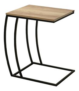  Příruční stolek Losuku 9 (ořech + černá)