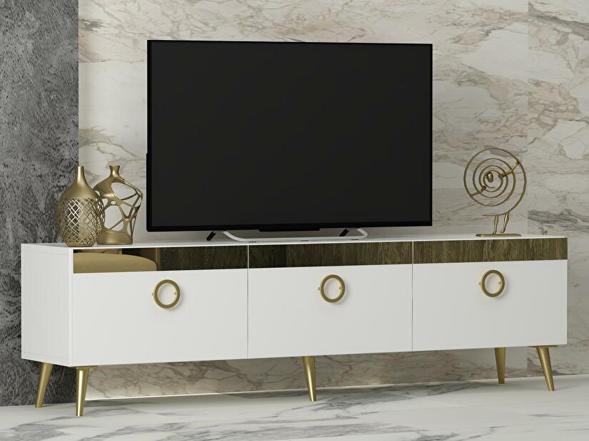  TV stolek/skříňka Vidipo (bílá)