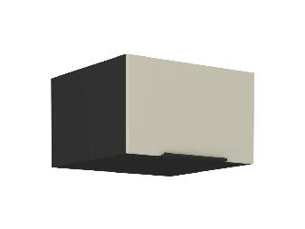 Horní kuchyňská skříňka Arikona 60 NAGU 36 1F (kašmír + černá)