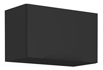Horní kuchyňská skříňka Sobera 60 GU 36 1F (černá)