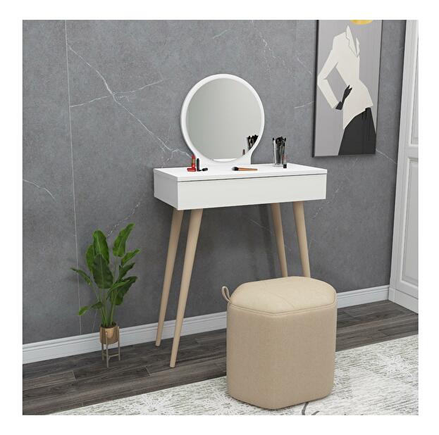  Toaletní stolek Doneda (bílá)
