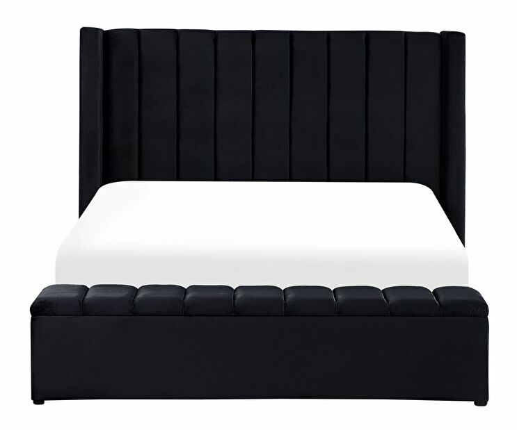 Manželská postel 160 cm Noya (černá)