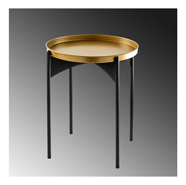  Konferenční stolek Museli 5 (černá + zlatá)