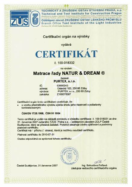 Matrace Plus Biogreen 200x160 cm