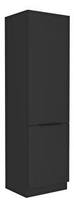 Vysoká kuchyňská skříň Sobera 60 DK 210 2F (černá)