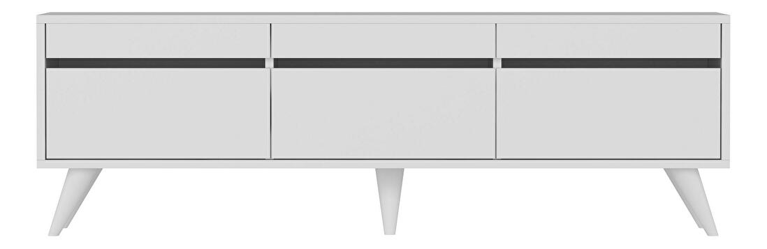  TV stolek/skříňka Siluke (bílá)