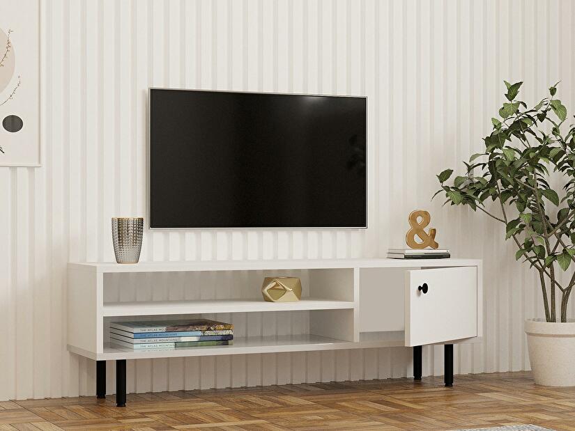  TV stolek/skříňka Lasupa (bílá)