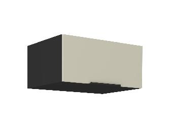 Horní kuchyňská skříňka Arikona 80 NAGU 36 1F (kašmír + černá)