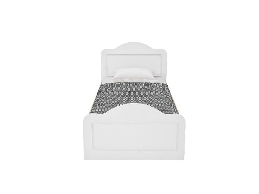 Jednolůžková postel 90 cm Lalipe (bílá) (s roštem)