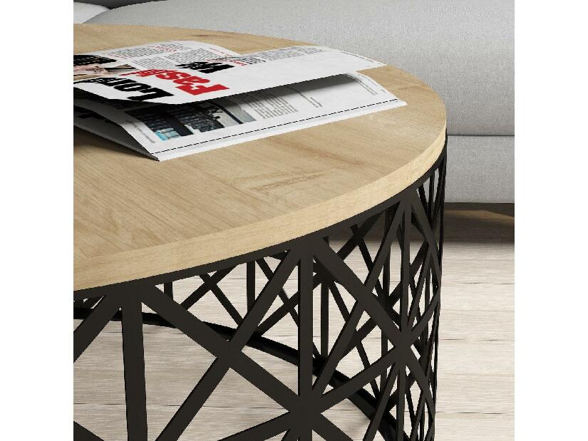  Konferenční stolek Vutada (dub + černá)
