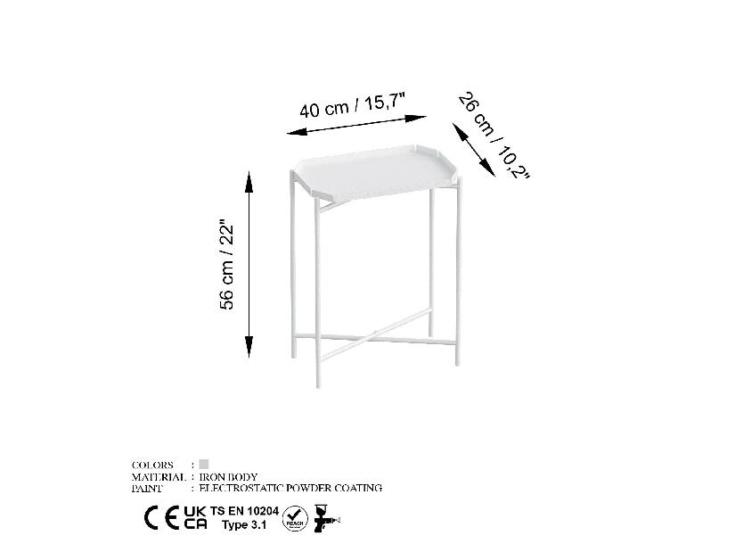  Konferenční stolek Museli 9 (bílá)