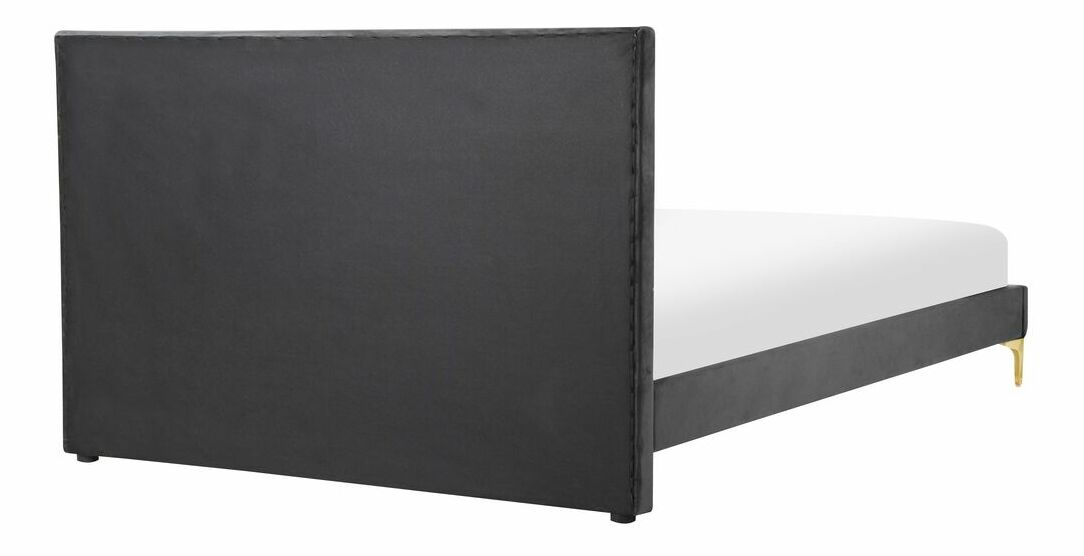 Manželská postel 140 cm Linux (černá)