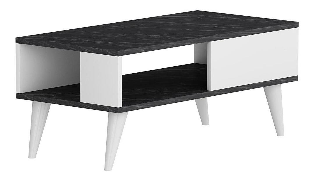  Konferenční stolek Vavepu 2 (černá + bílá)