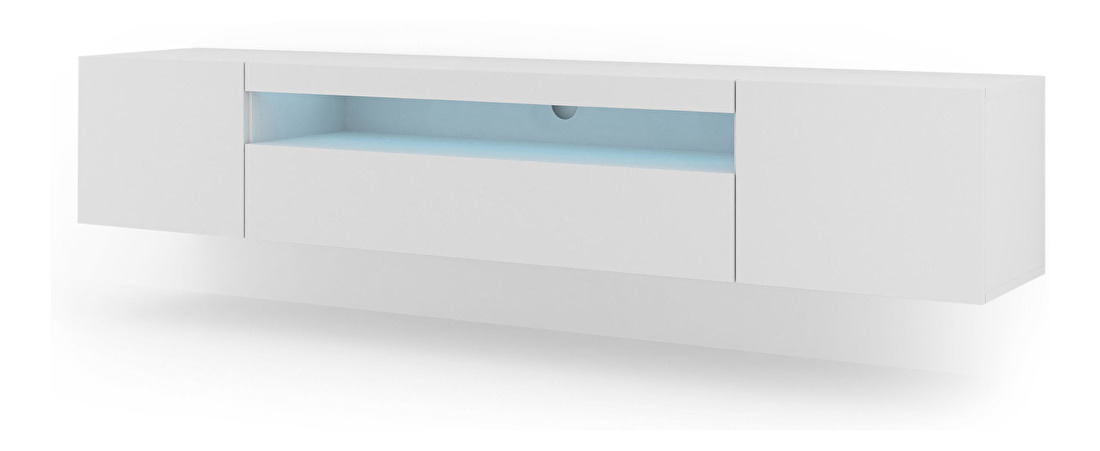 TV stolek/skříňka Aurora 200 (bílá matná) (LED)