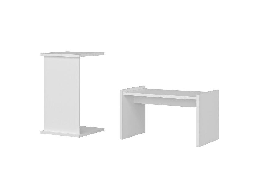Příruční stolek Sabale (bílá)