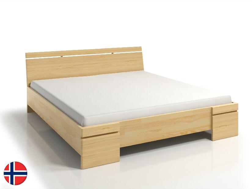 Manželská postel 140 cm Naturlig Bavergen Maxi (borovice) (s roštem)