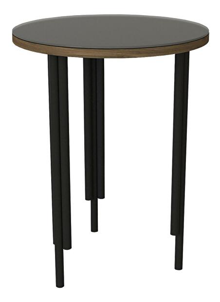  Příruční stolek Tunoli (ořech + antracit)