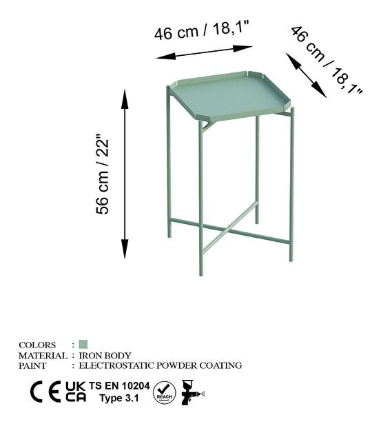  Konferenční stolek Museli 8 (zelená)