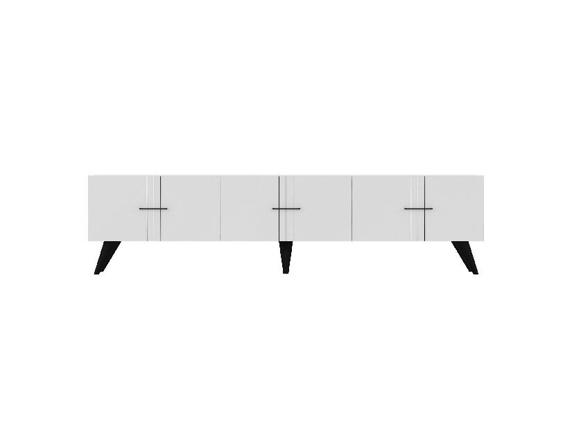  TV stolek/skříňka Lunove (bílá)