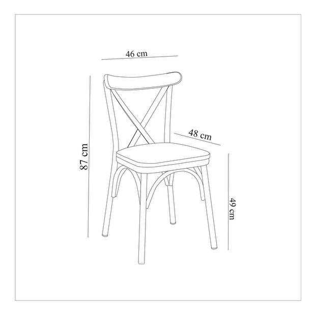  Jídelní židle Duvasa 1 (bílá)