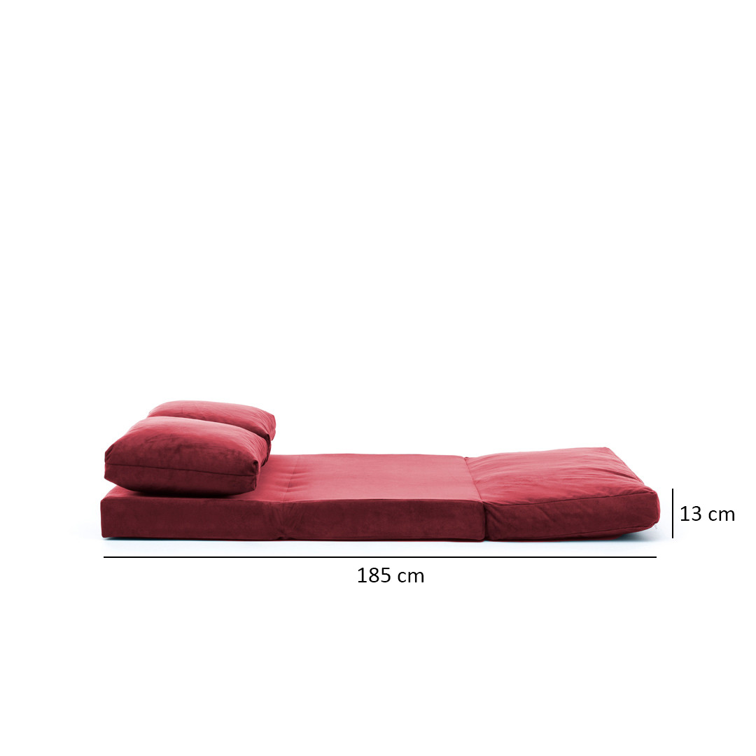 Sedačka futon Tilda (Kaštanová)
