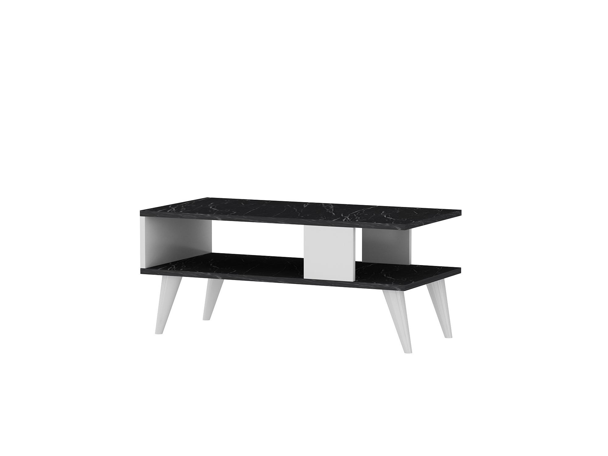  Konferenční stolek Debede (černá + bílá)
