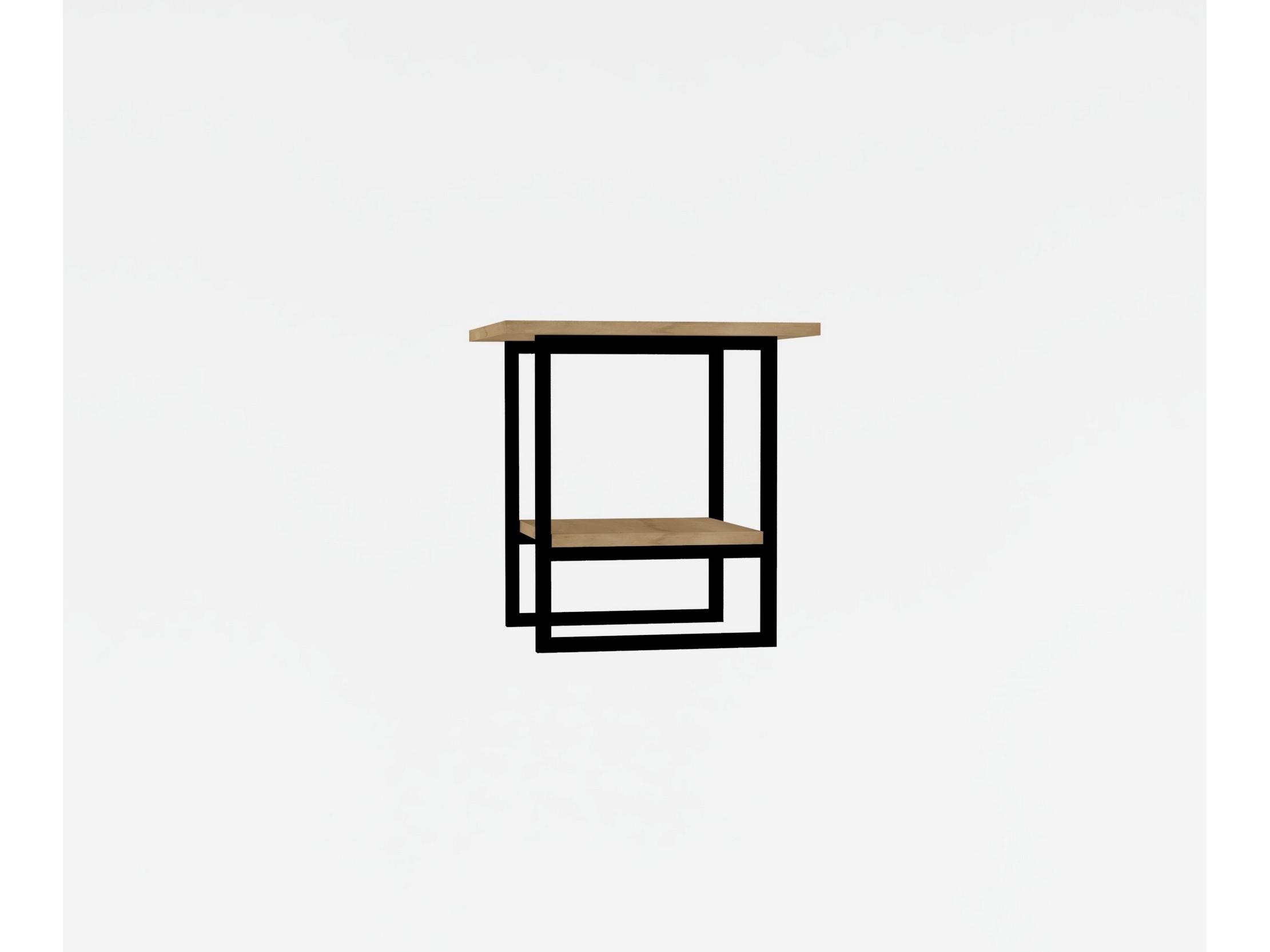 Příruční stolek Mamovo (dub + černá)