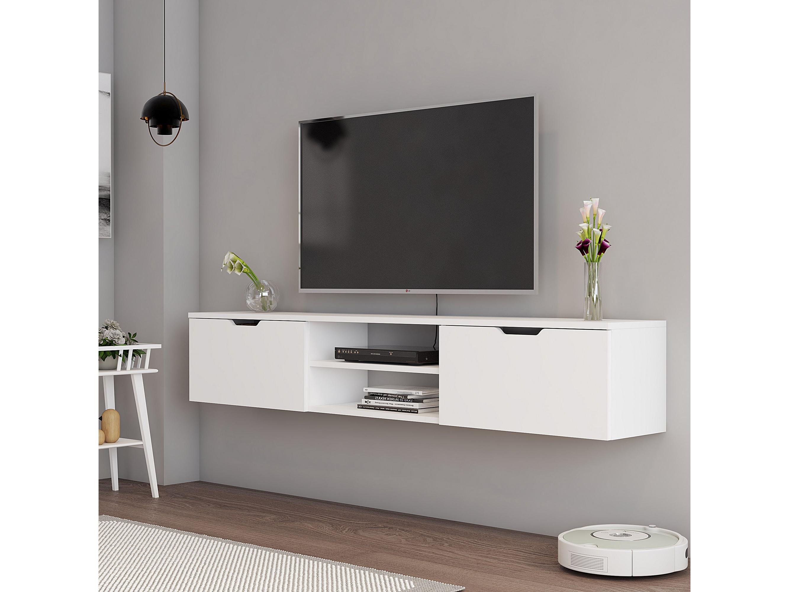 TV stolek/skříňka Lenive 2 (bílá)