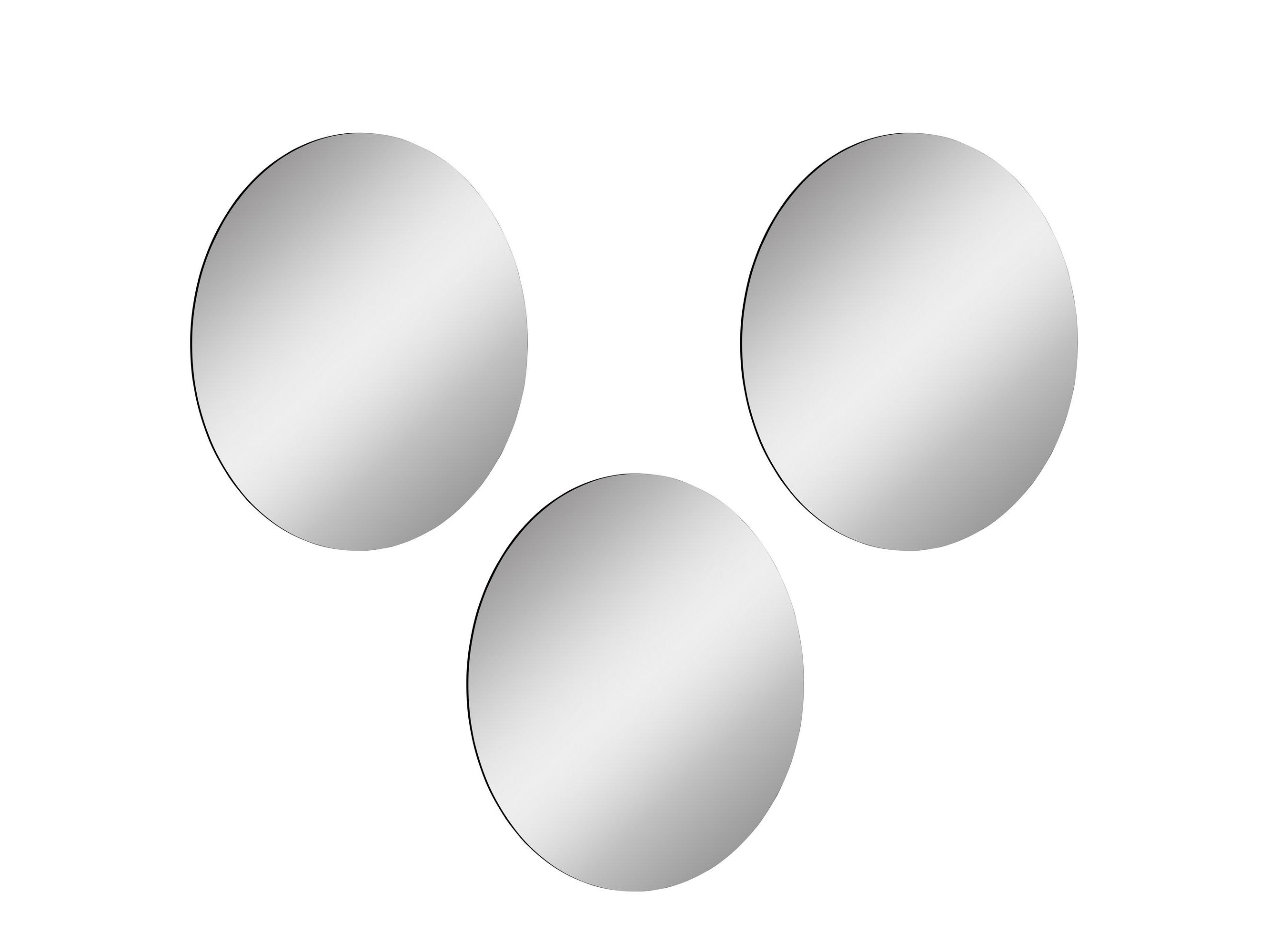  Zrcadlo Moluvu 9 (stříbrná)