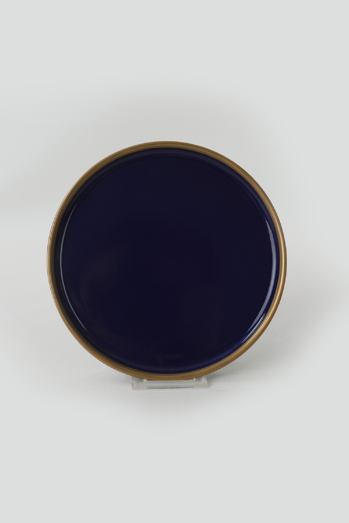 Sada dezertních talířů (6 ks.) Saturn (tmavě modrá + zlatá)