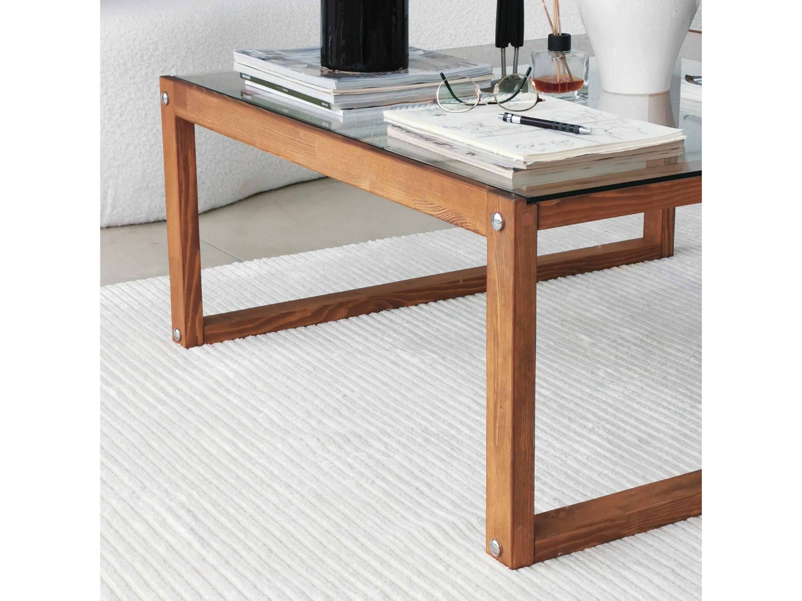 Konferenční stolek Vida (dřevo přírodní)