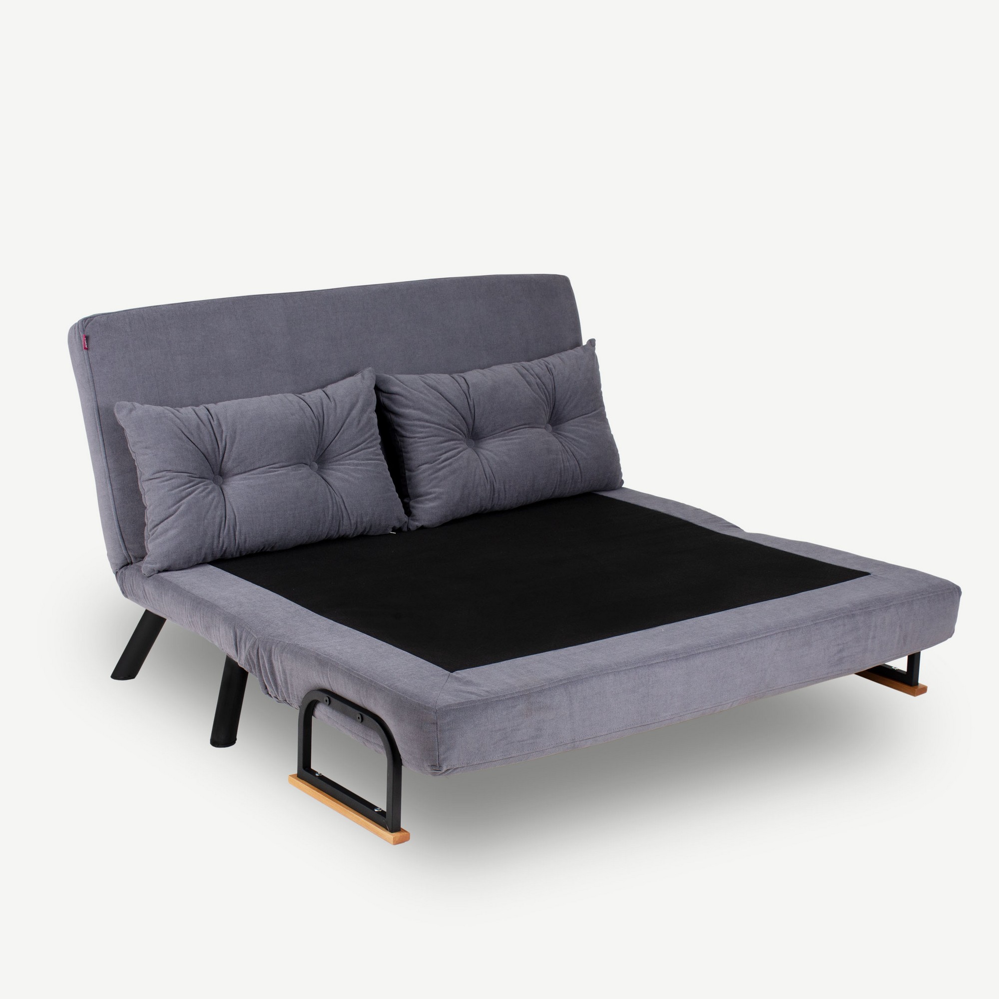 Sedačka futon Sandy (šedá)