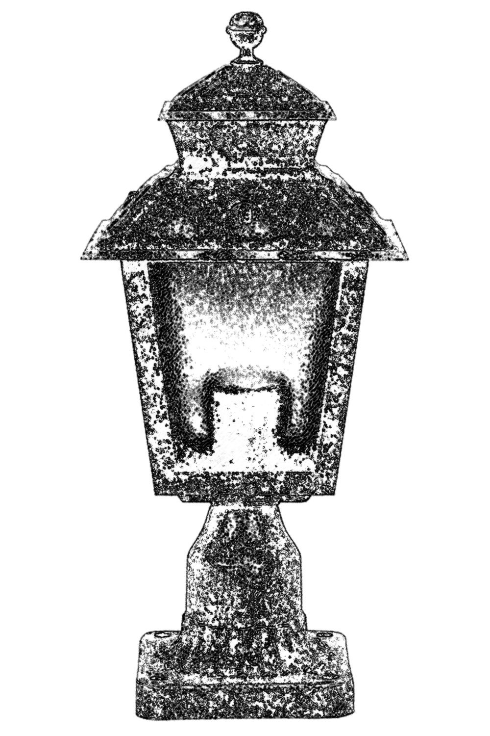 Venkovní nástěnné svítidlo Donell (hnědá)