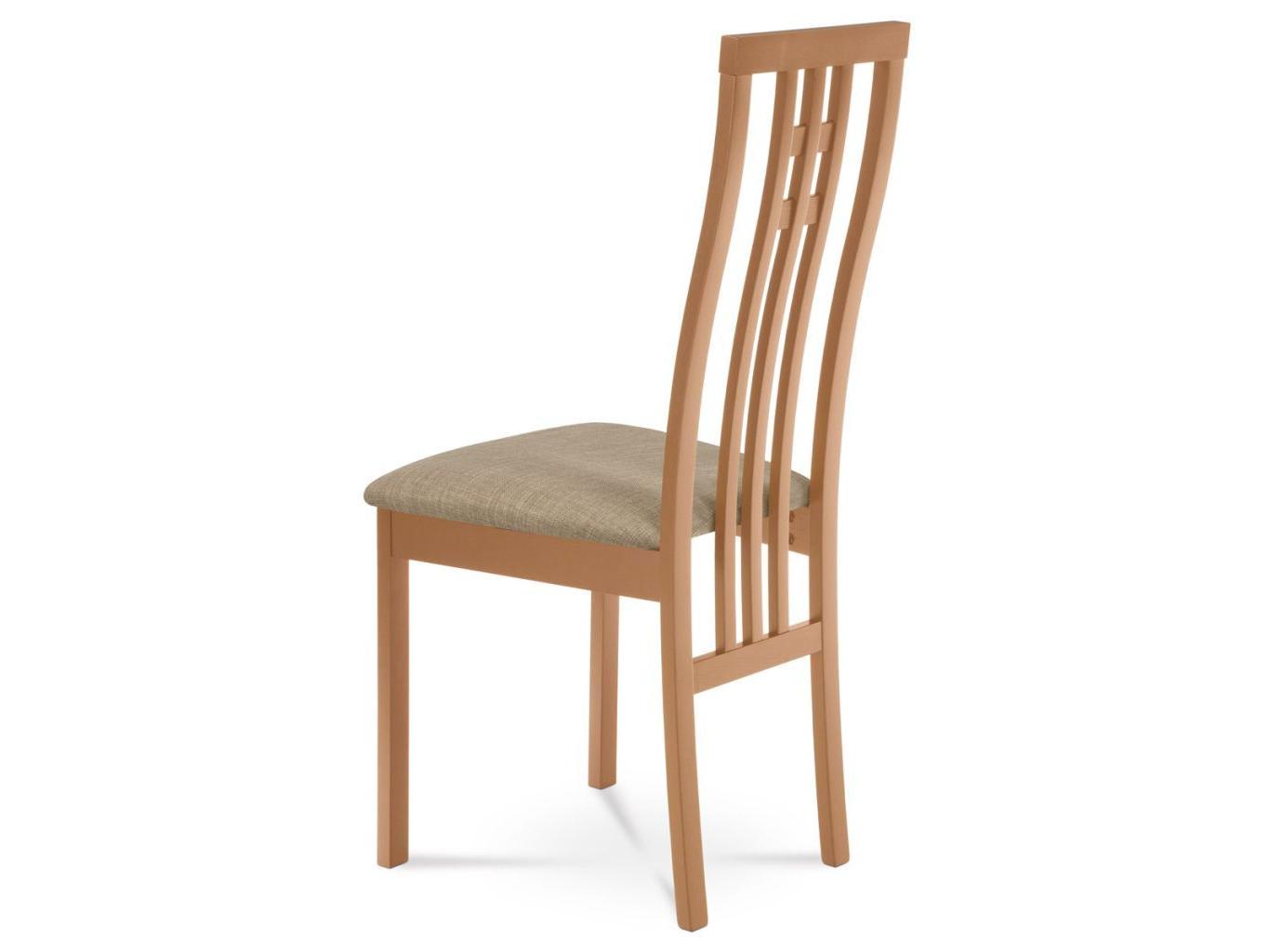 Jídelní židle Banwell-2482 BUK3 (buk + béžová)