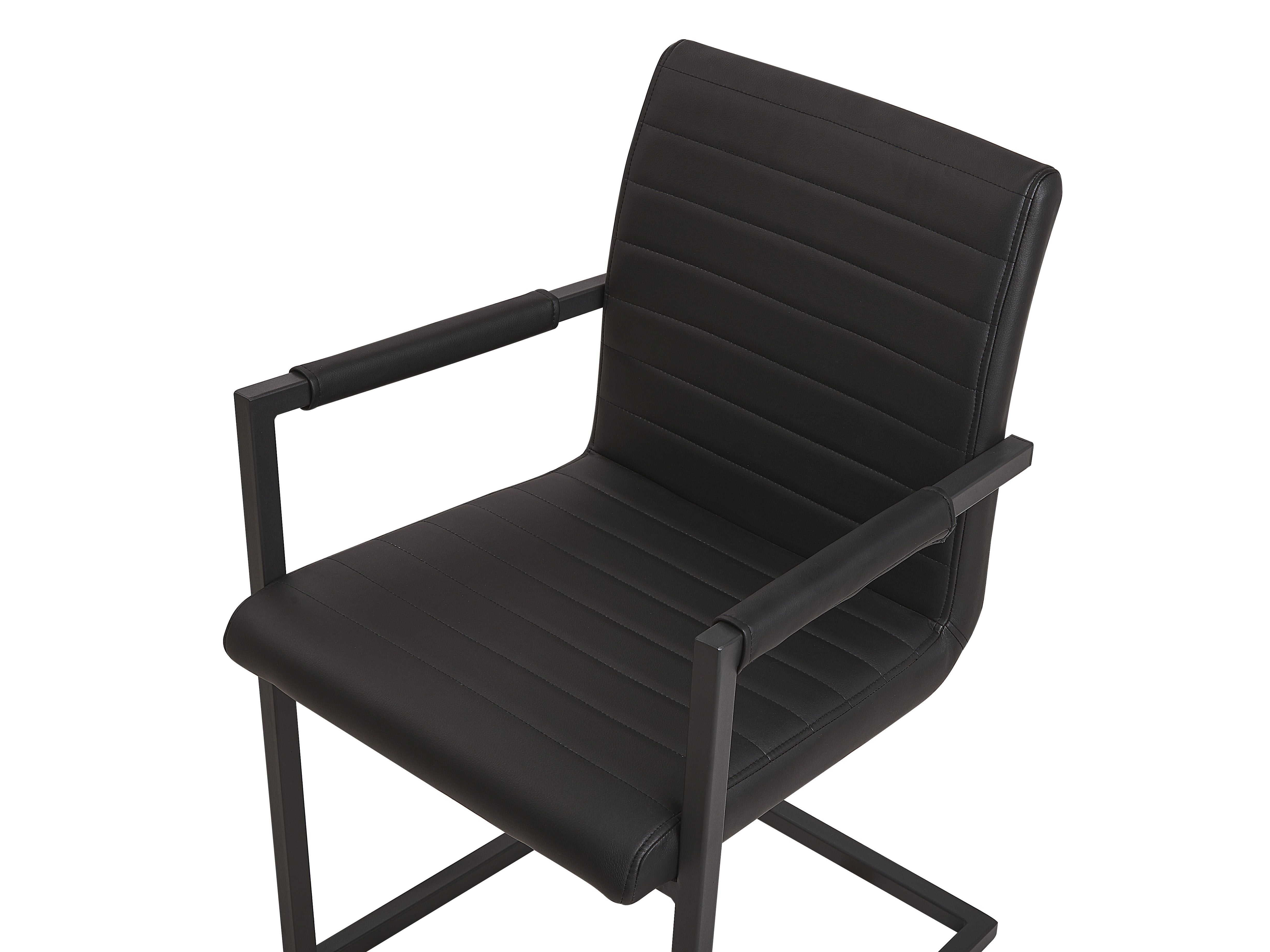 Set 2 ks. jídelních židlí BAFORA (černá)