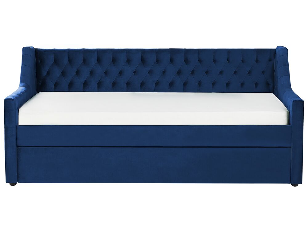 Jednolůžková postel 200 x 90 cm Monza (modrá)