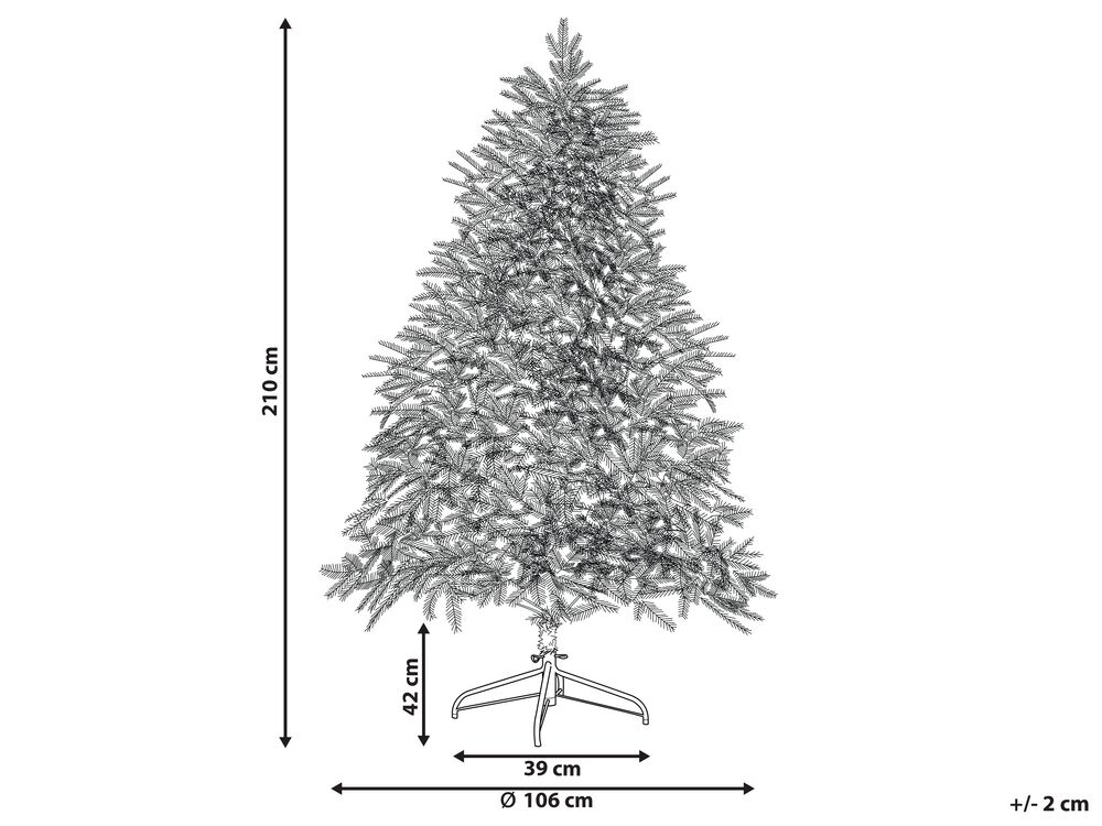 Vánoční stromek 210 cm Finnian (zelená)
