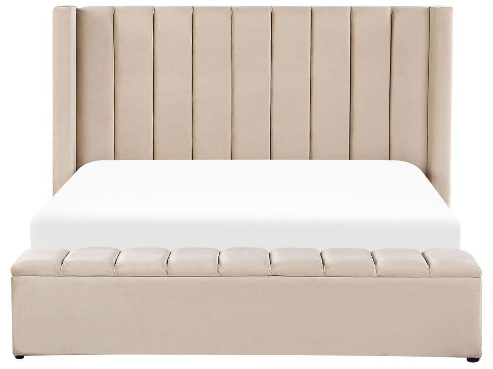 Manželská postel 180 cm Noya (béžová)