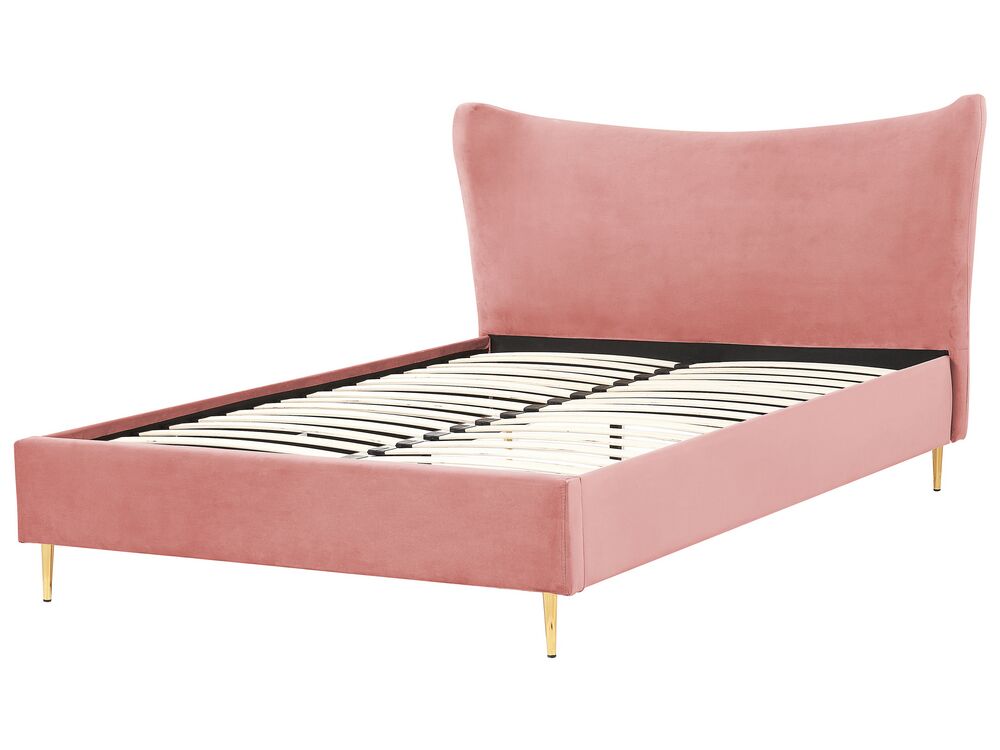 Manželská postel 160 cm Chaza (růžová)